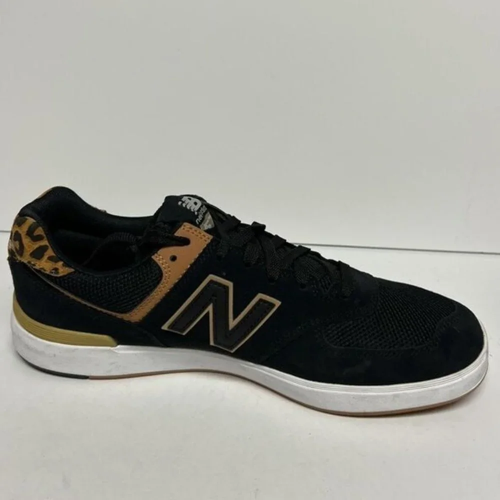 New Balance Men's All Coasts 574 Sneaker Black, Size 10.5 D